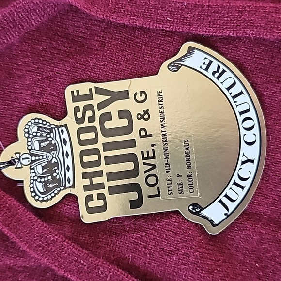 NWT Vintage Juicy Couture Y2K Mini Petite Cashmere Skirt - Picture 2 of 4